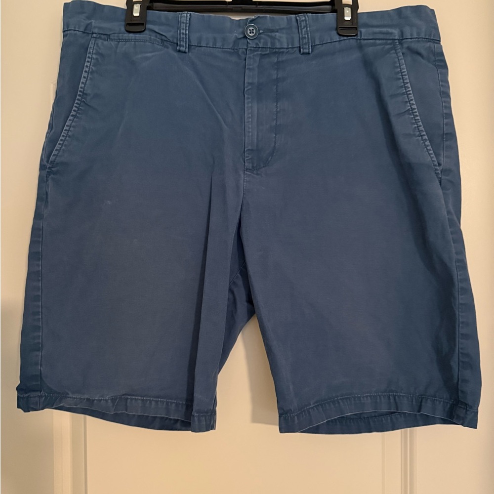 Classic Blue Men's Flat Front Shorts